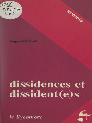 cover image of Dissidences et dissident(e)s
